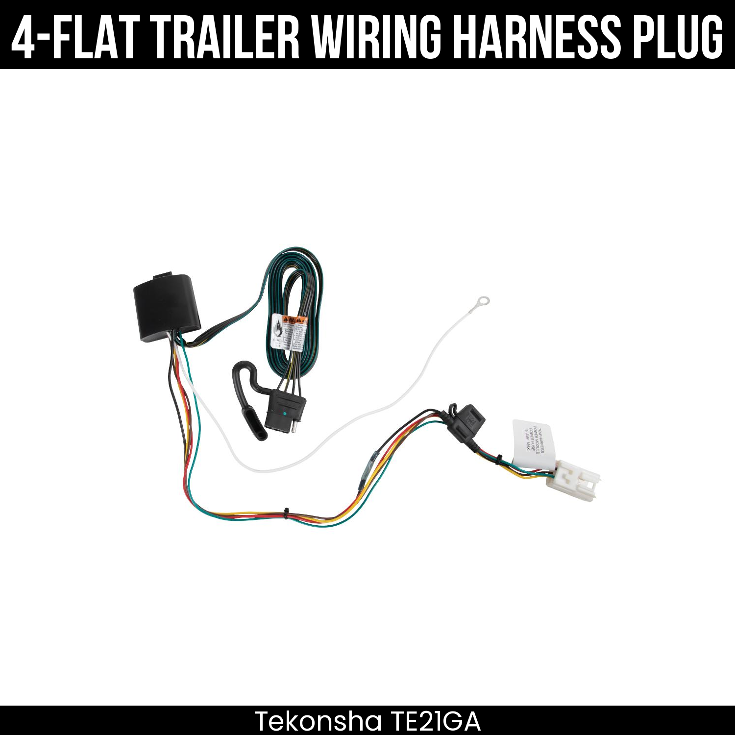 Trailer Wiring 4-Flat Plug Only