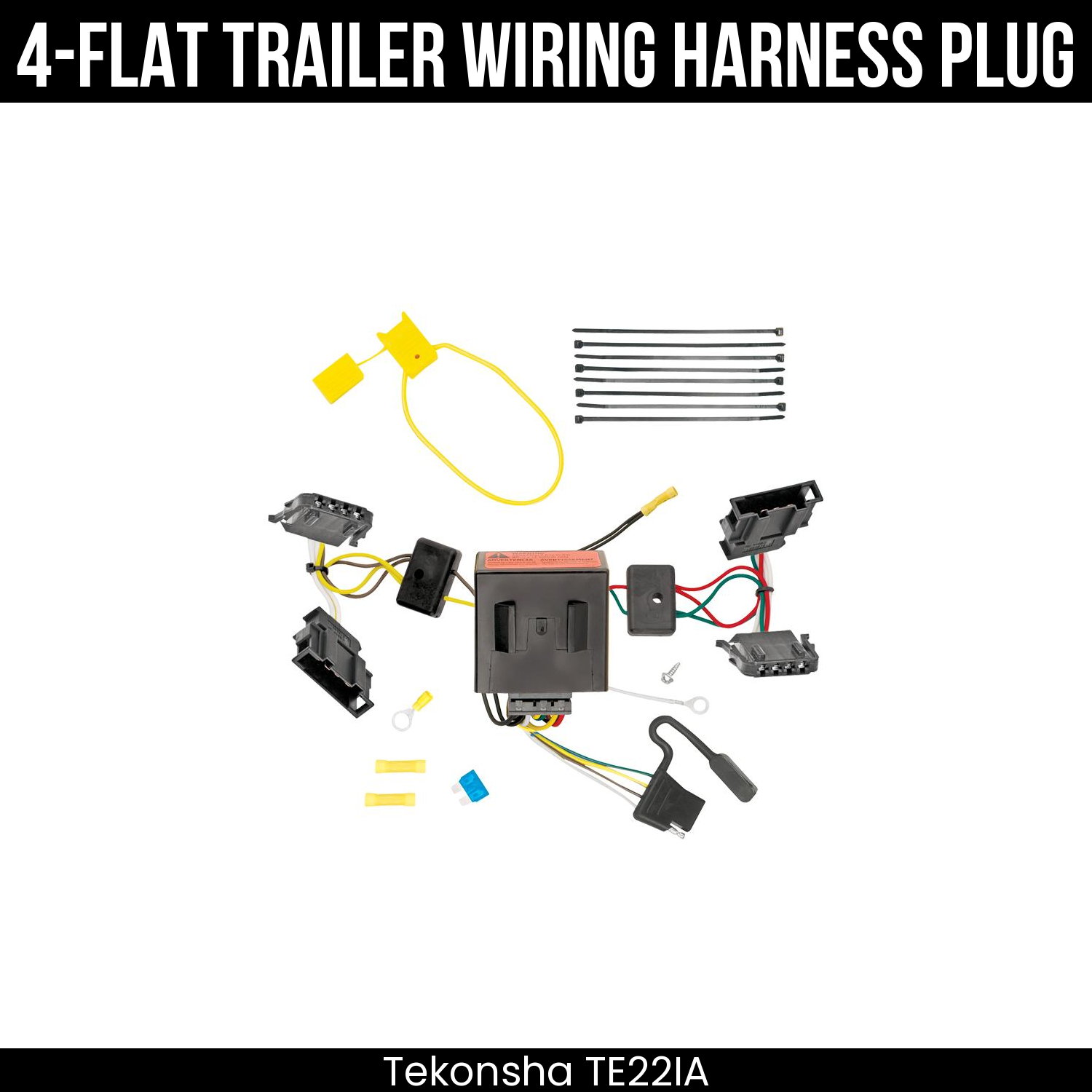 Trailer Wiring 4-Flat Plug Only