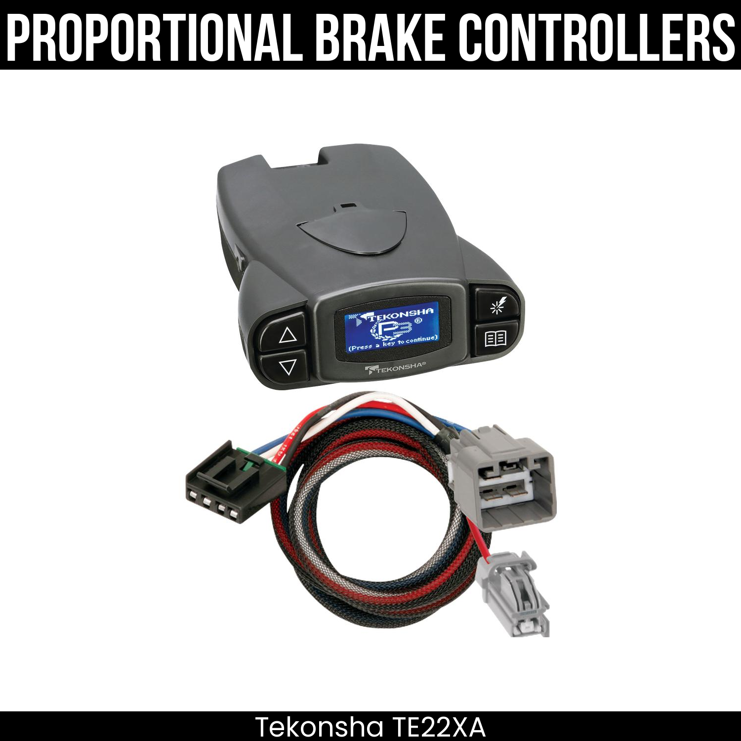 Tekonsha Prodigy P3 Brake Control , Plug Adapter