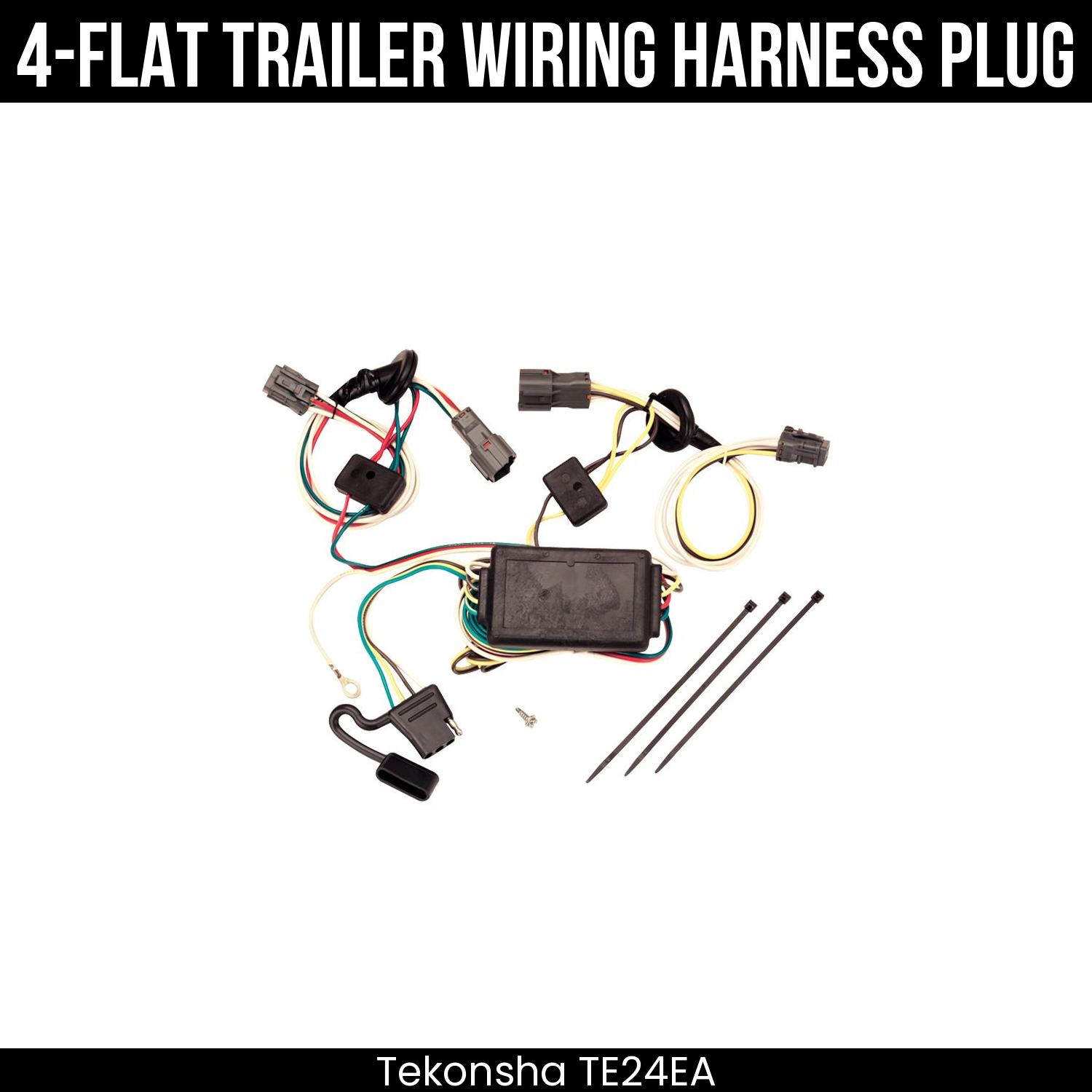 Trailer Wiring 4-Flat Plug Only