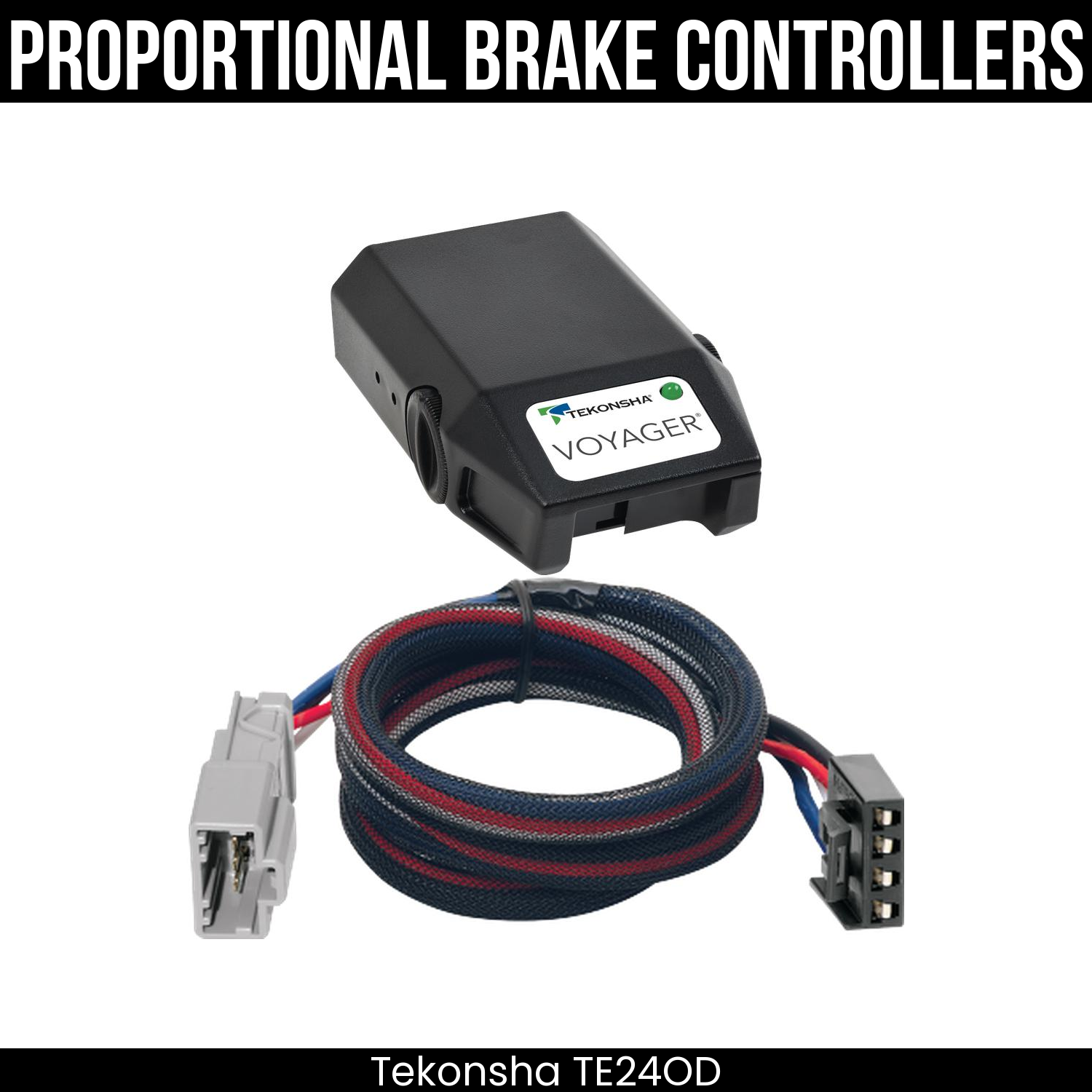 Tekonsha Voyager Brake Control , Plug Adapter