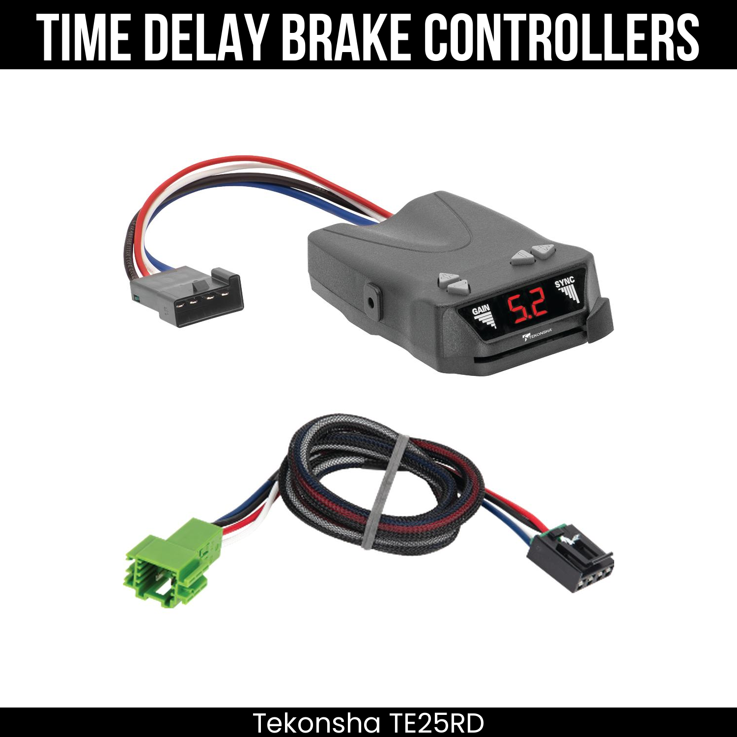 Tekonsha Brakeman IV Brake Control , Plug Adapter