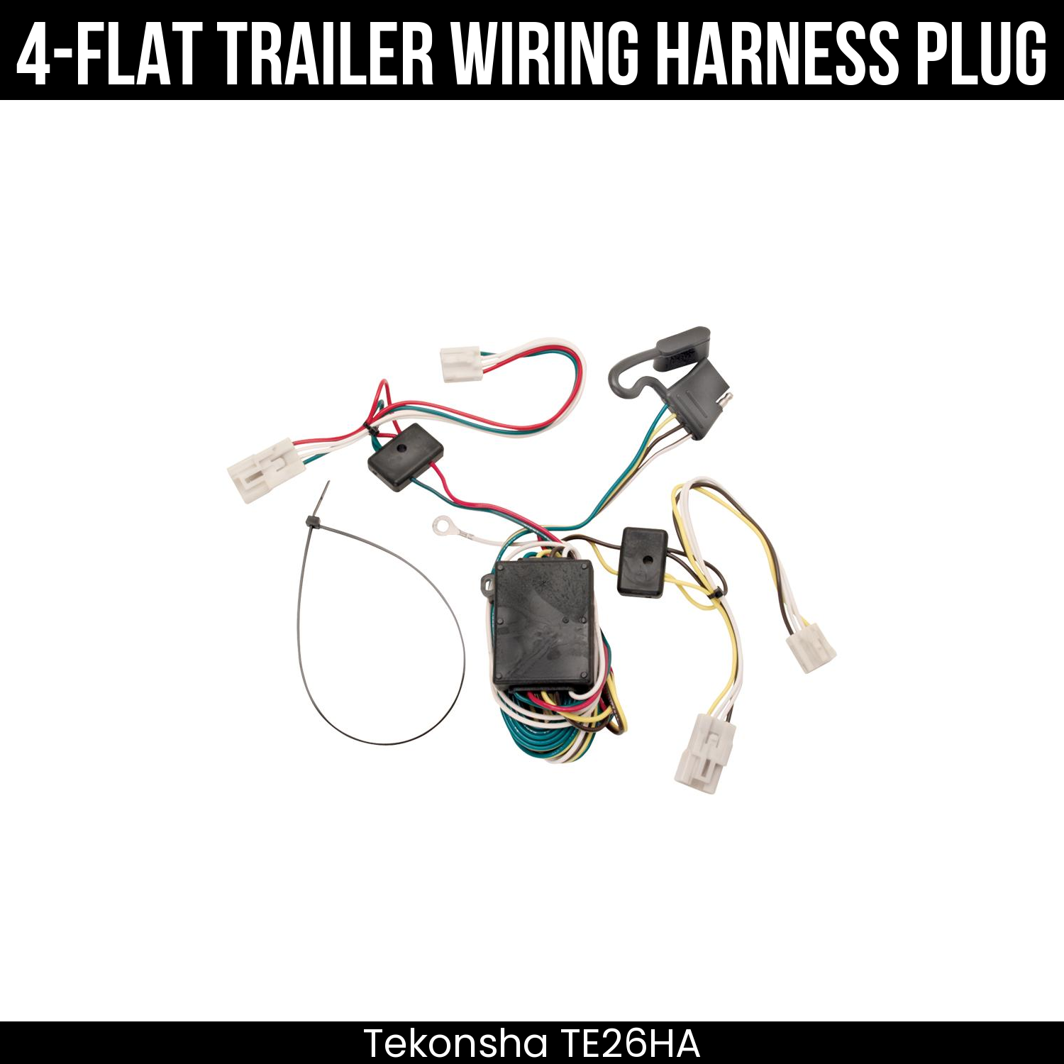 Trailer Wiring 4-Flat Plug Only