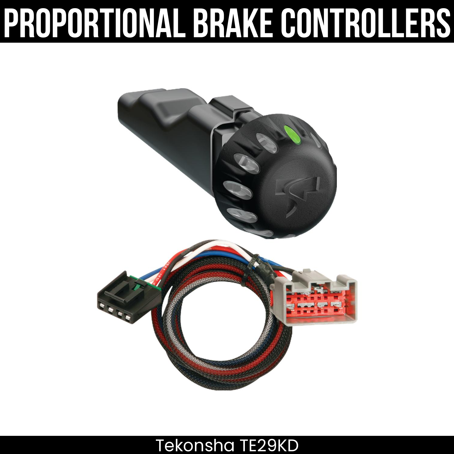 Tekonsha Voyager iD Smart Brake Control , Plug Adapter