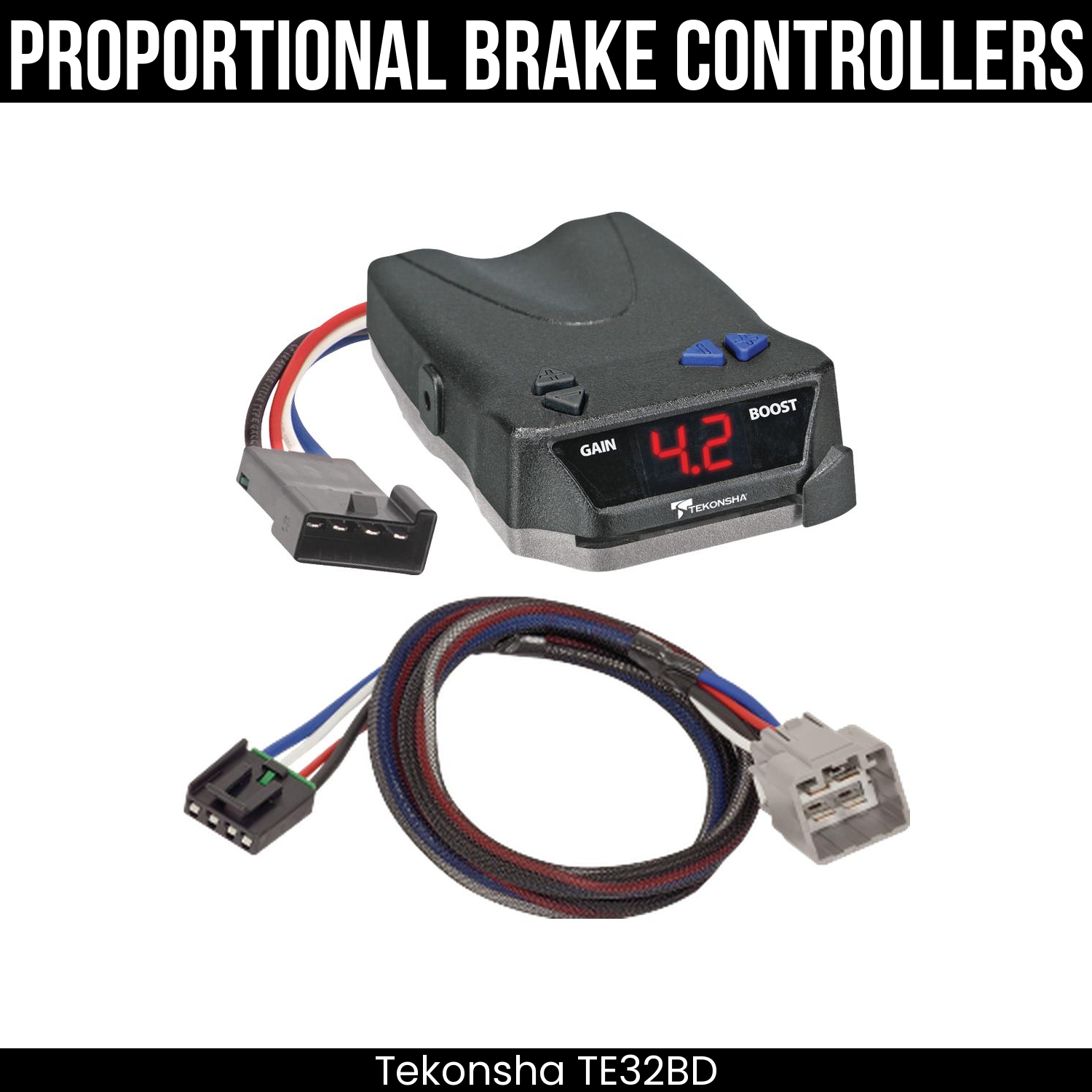 Tekonsha Brake EVN Control , Plug Adapter