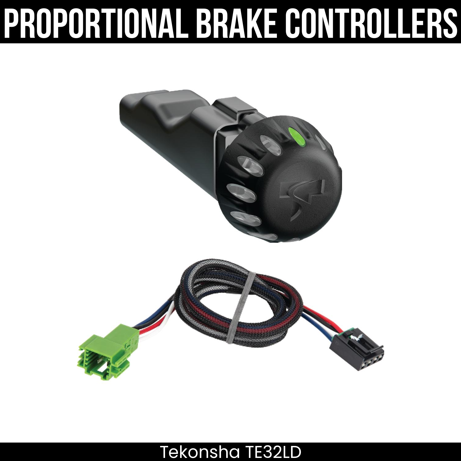 Tekonsha Voyager iD Smart Brake Control , Plug Adapter