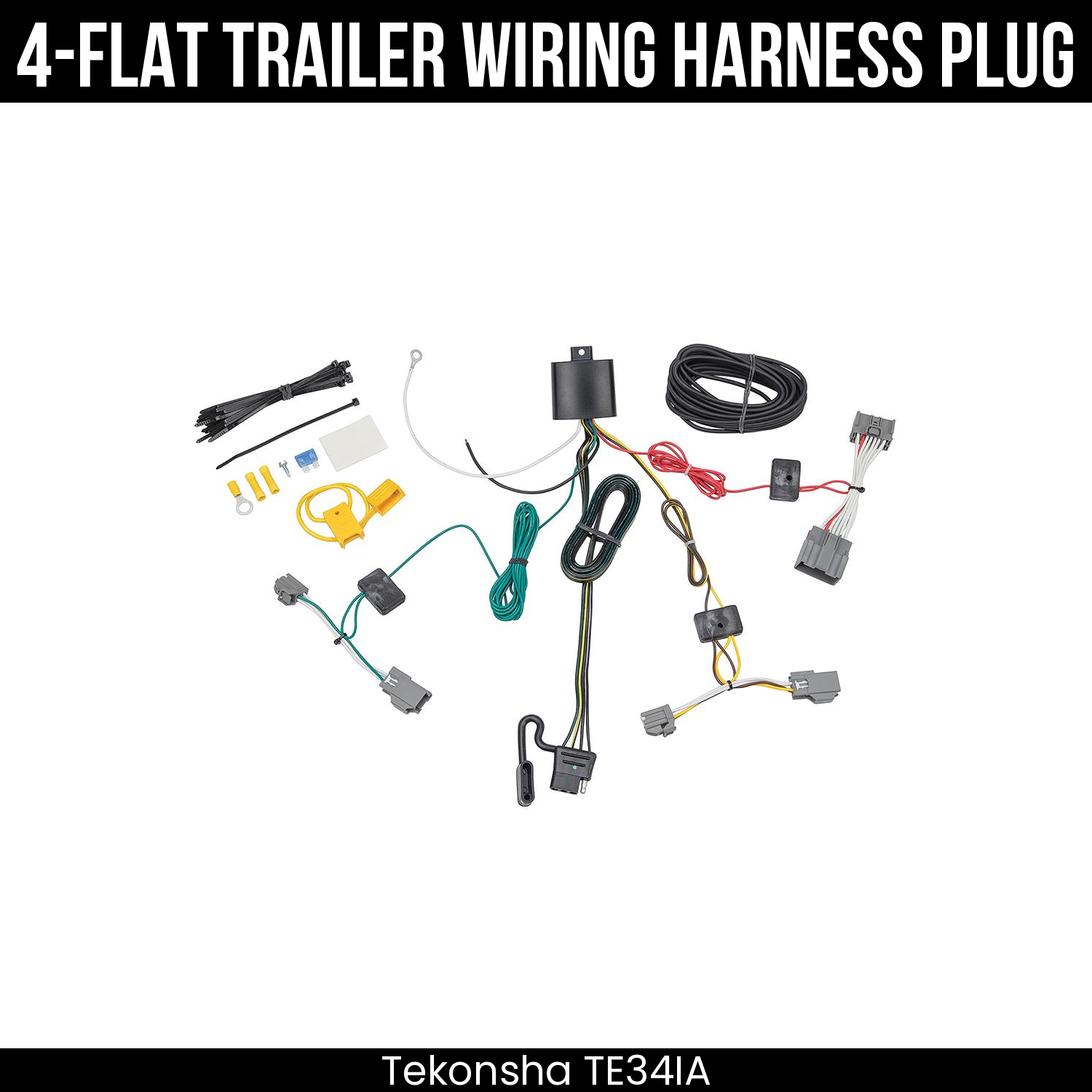 Trailer Wiring 4-Flat Plug Only