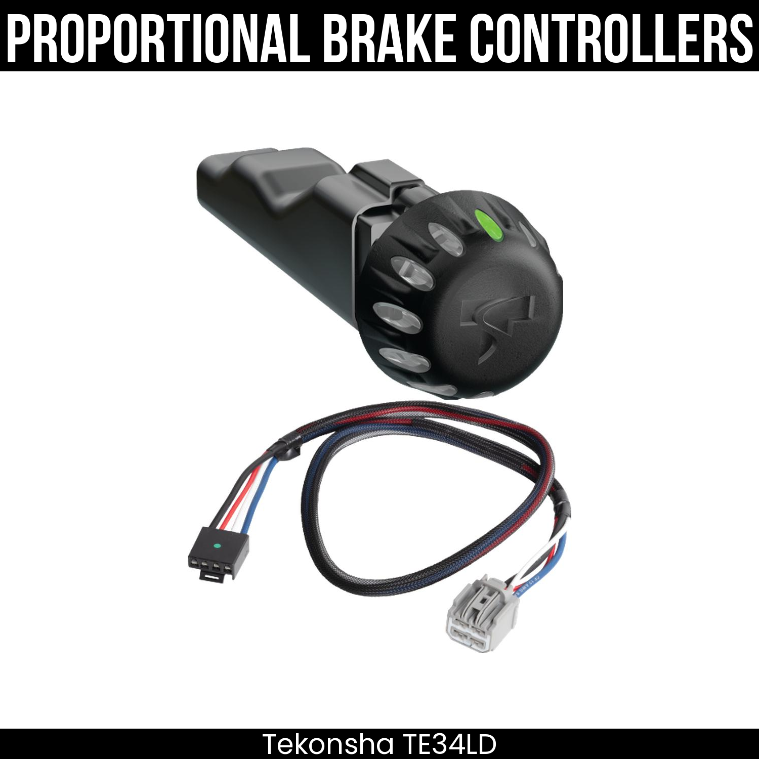 Tekonsha Voyager iD Smart Brake Control , Plug Adapter