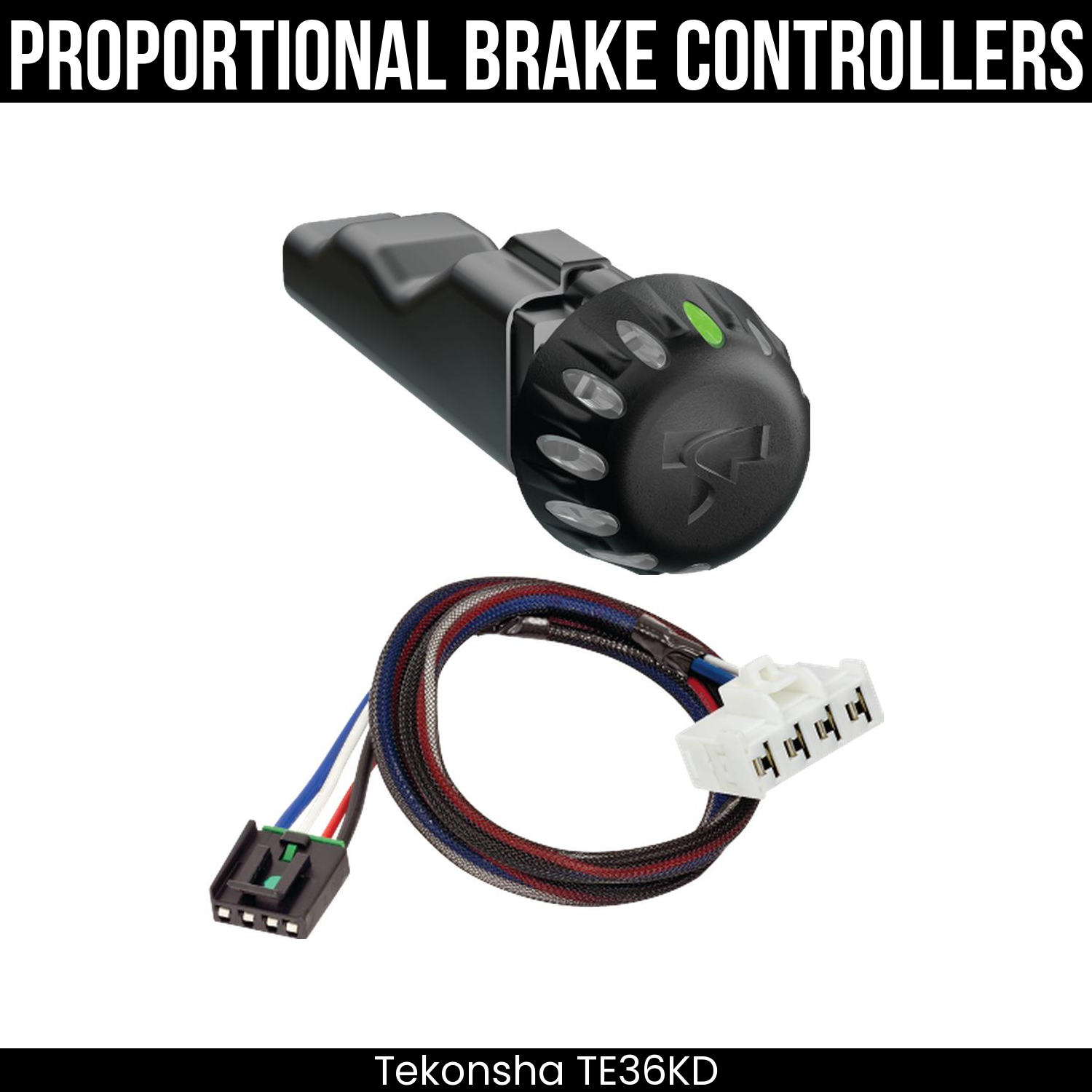 Tekonsha Voyager iD Smart Brake Control , Plug Adapter