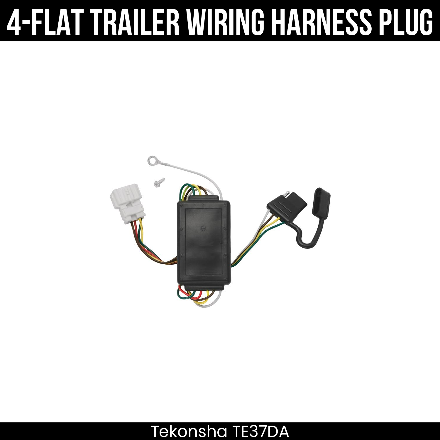 Trailer Wiring 4-Flat Plug Only