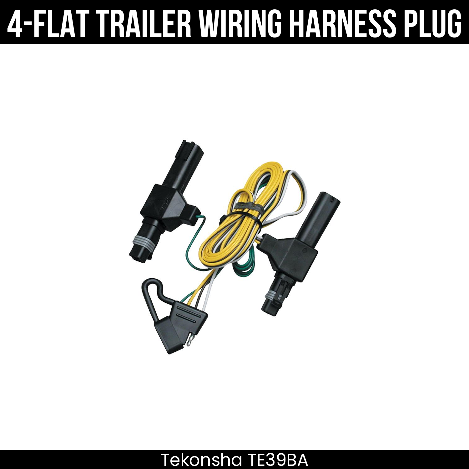 Trailer Wiring 4-Flat Plug Only