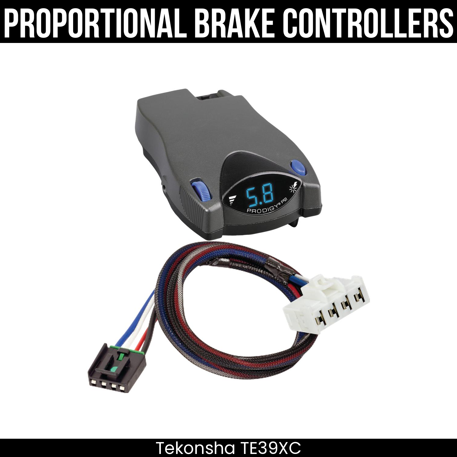 Tekonsha Prodigy P2 Brake Control , Plug Adapter