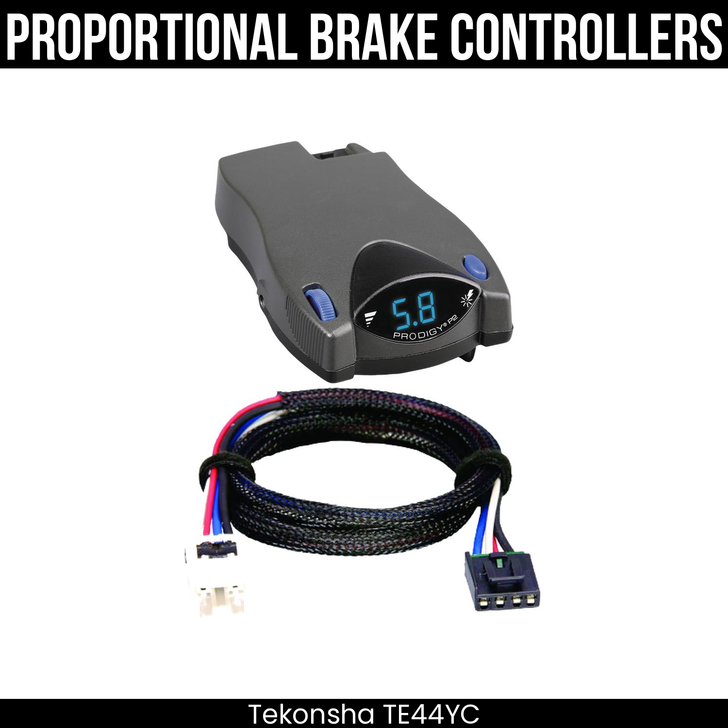 Tekonsha Prodigy P2 Brake Control , Plug Adapter
