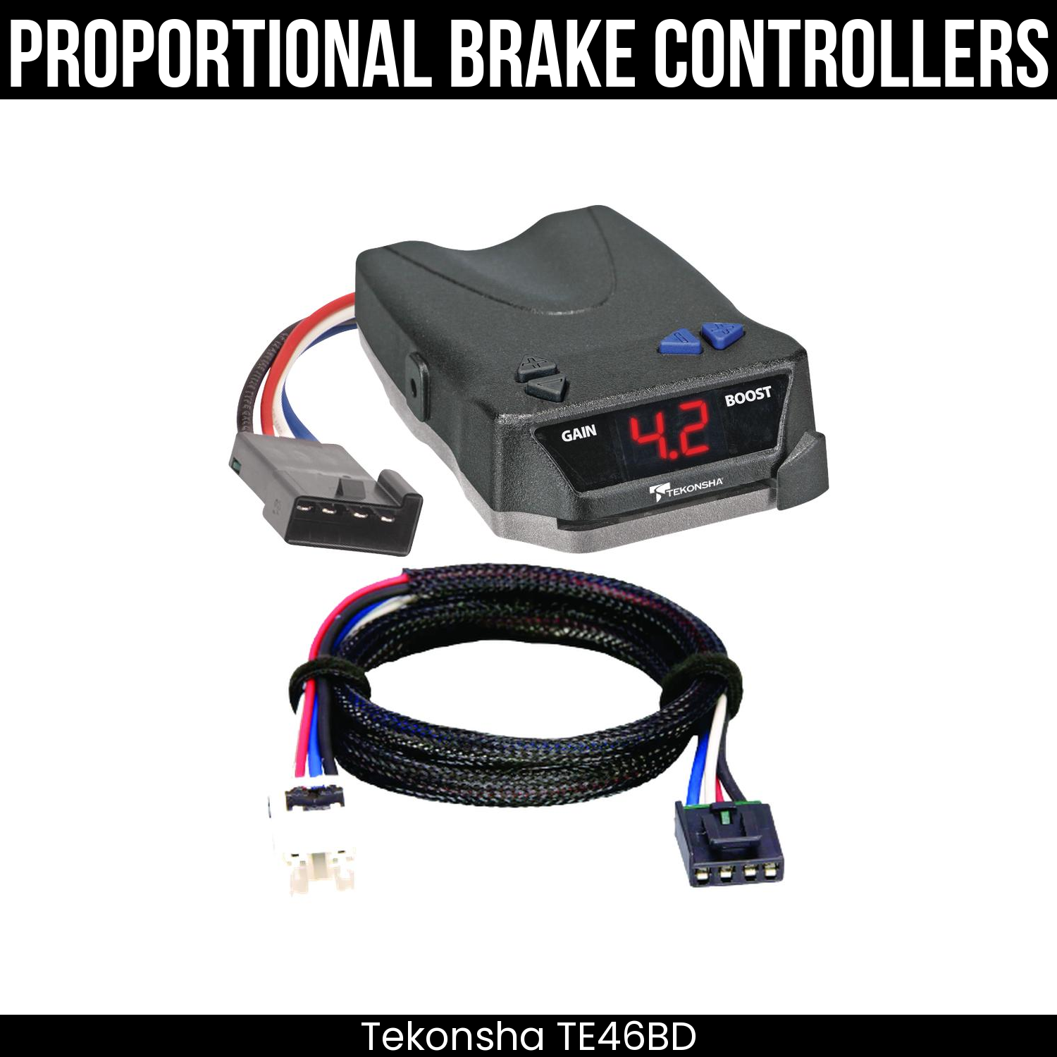 Tekonsha Brake EVN Control , Plug Adapter