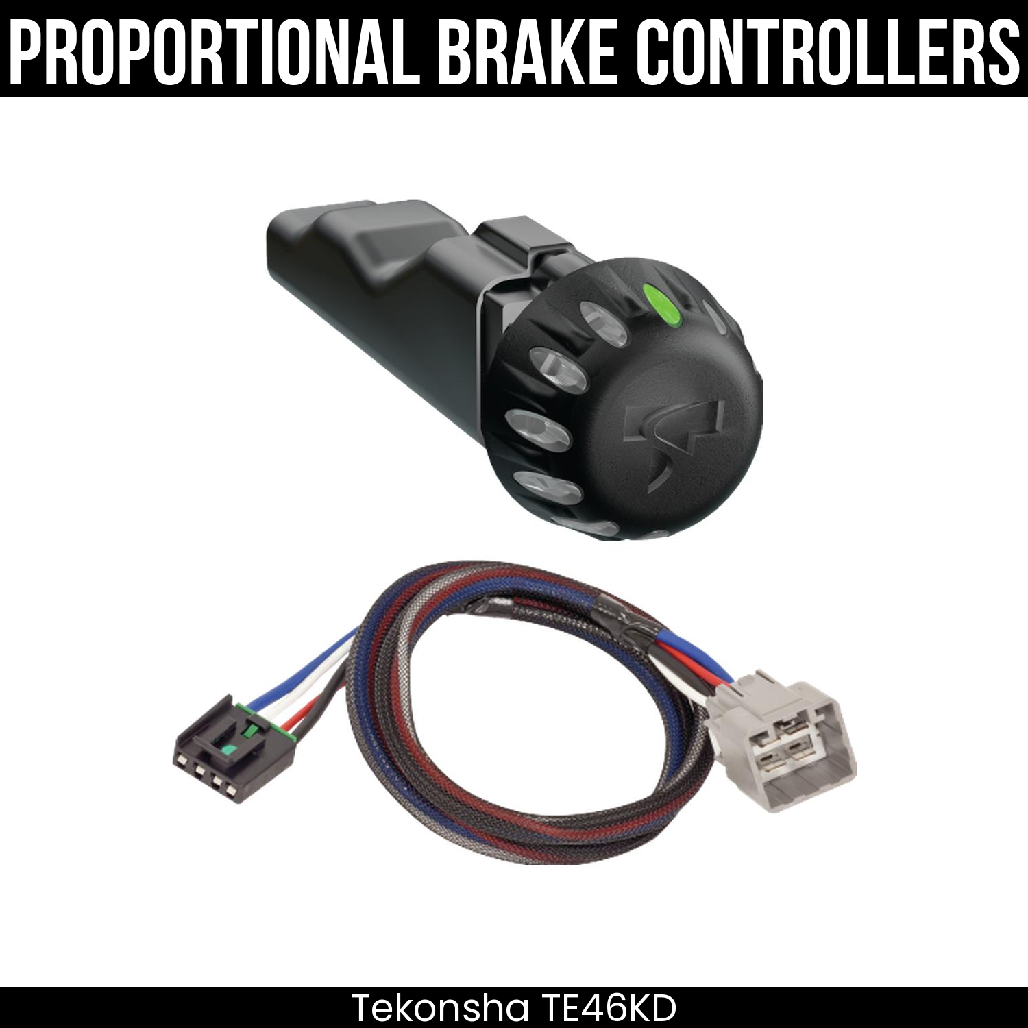 Tekonsha Voyager iD Smart Brake Control , Plug Adapter