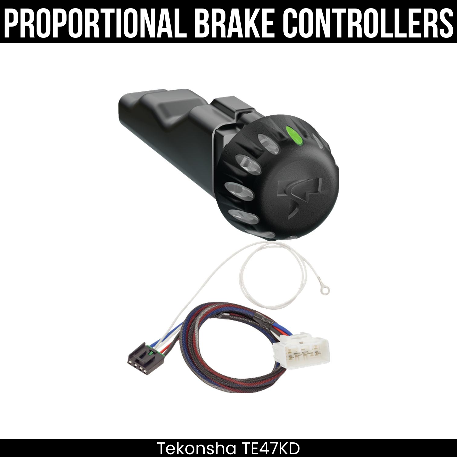 Tekonsha Voyager iD Smart Brake Control , Plug Adapter