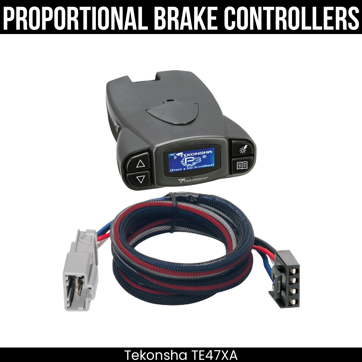 Tekonsha Prodigy P3 Brake Control , Plug Adapter