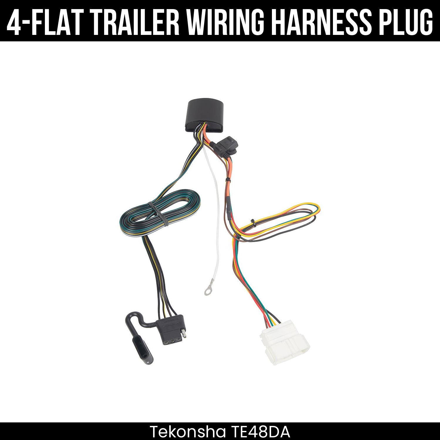 Trailer Wiring 4-Flat Plug Only