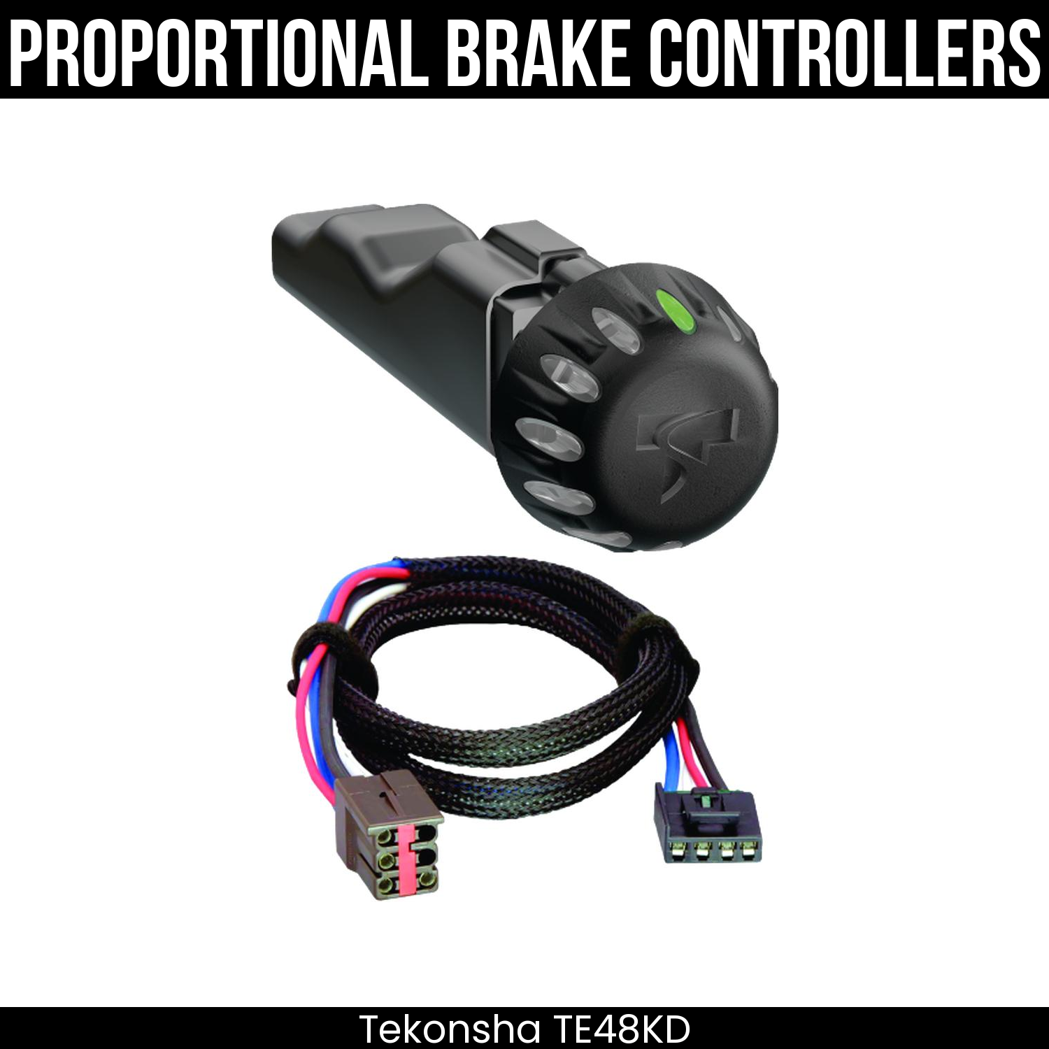 Tekonsha Voyager iD Smart Brake Control , Plug Adapter