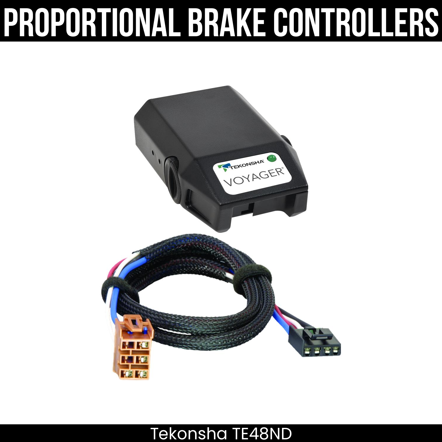 Tekonsha Voyager Brake Control , Plug Adapter