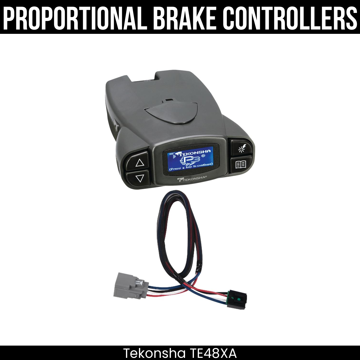 Tekonsha Prodigy P3 Brake Control , Plug Adapter