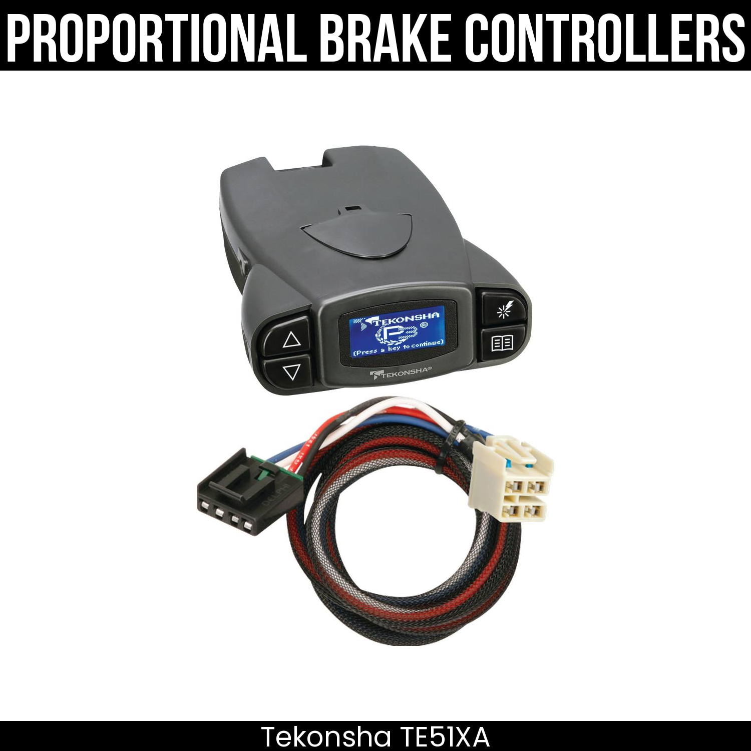 Tekonsha Prodigy P3 Brake Control , Plug Adapter