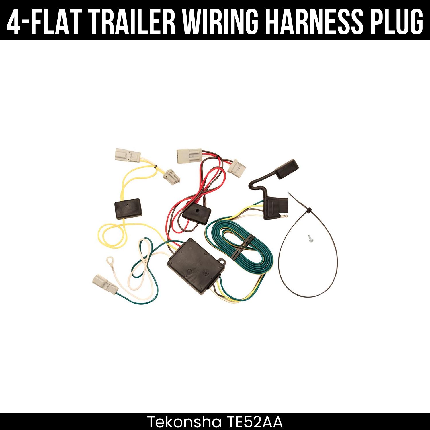 Trailer Wiring 4-Flat Plug Only