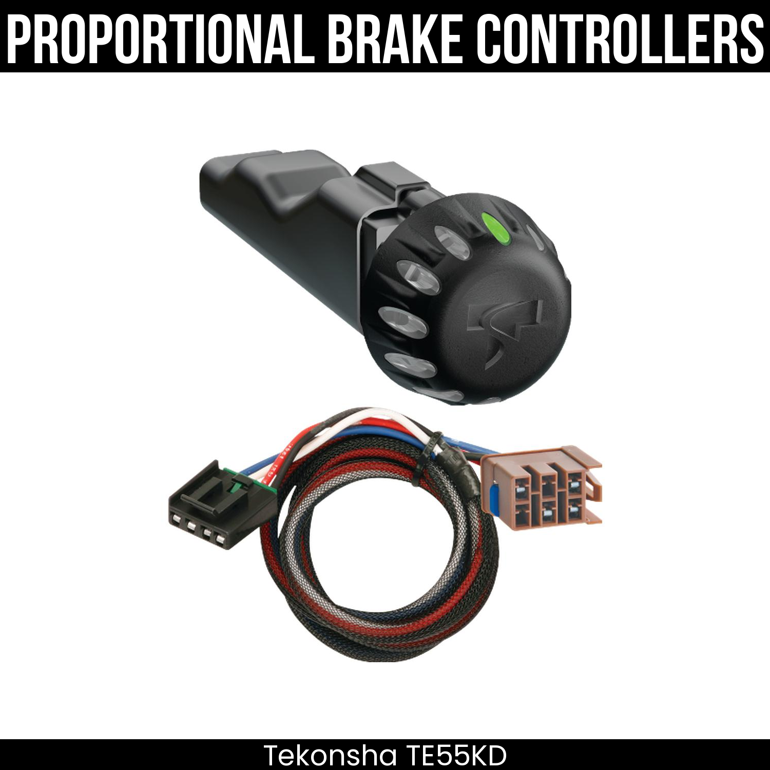 Tekonsha Voyager iD Smart Brake Control , Plug Adapter