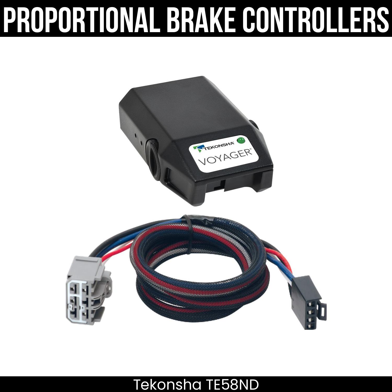 Tekonsha Voyager Brake Control , Plug Adapter