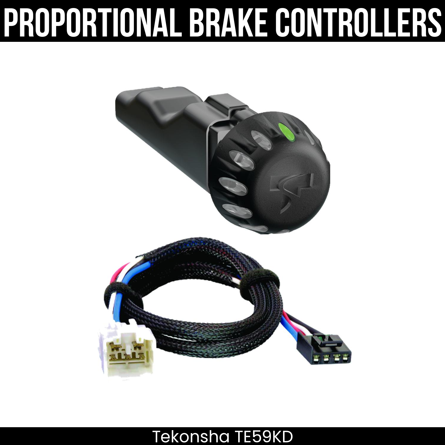 Tekonsha Voyager iD Smart Brake Control , Plug Adapter