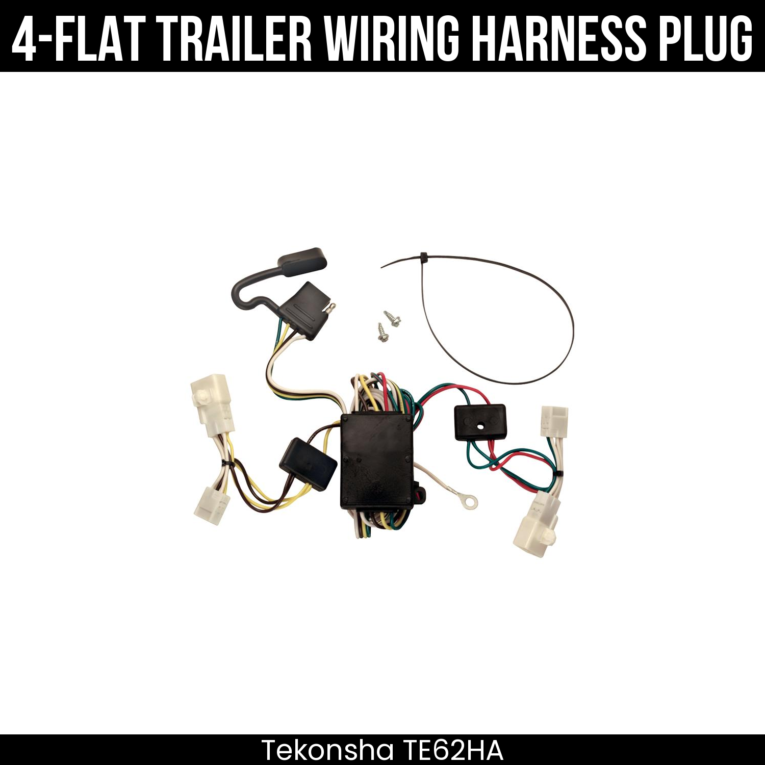 Trailer Wiring 4-Flat Plug Only