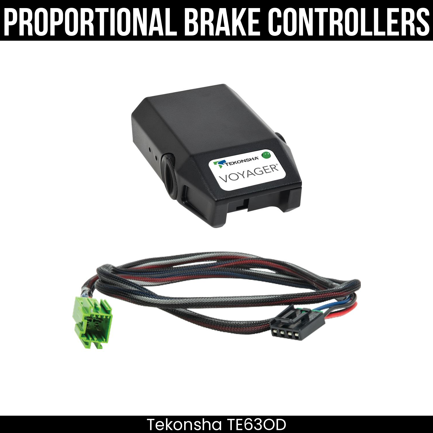 Tekonsha Voyager Brake Control , Plug Adapter