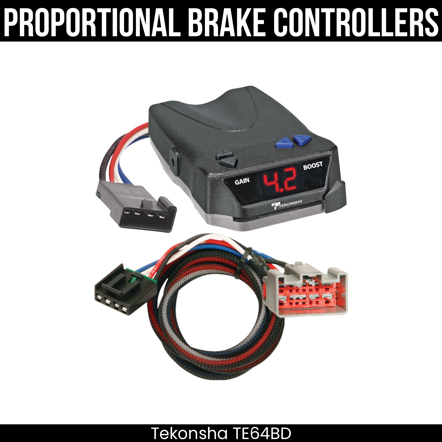 Tekonsha Brake EVN Control , Plug Adapter