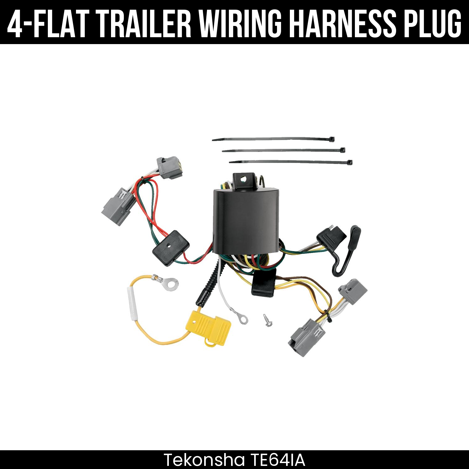 Trailer Wiring 4-Flat Plug Only