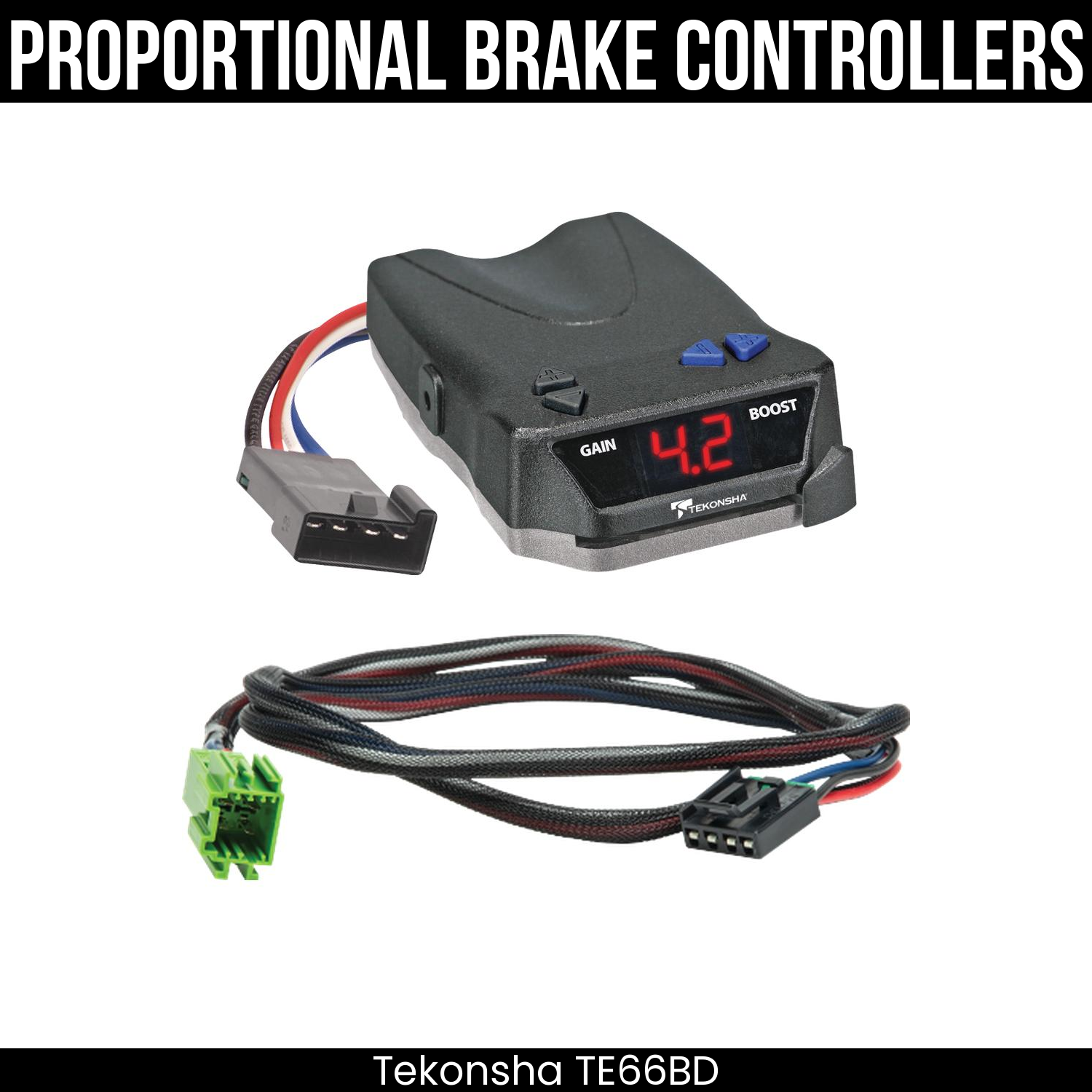 Tekonsha Brake EVN Control , Plug Adapter
