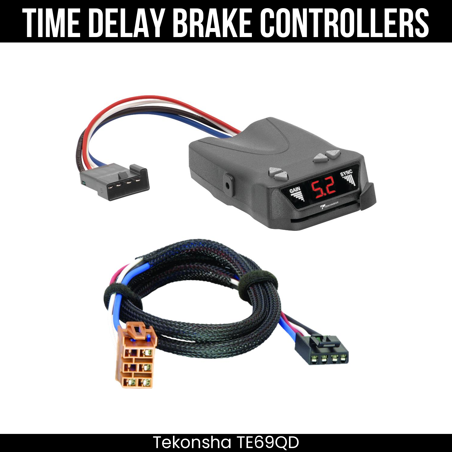 Tekonsha Brakeman IV Brake Control , Plug Adapter