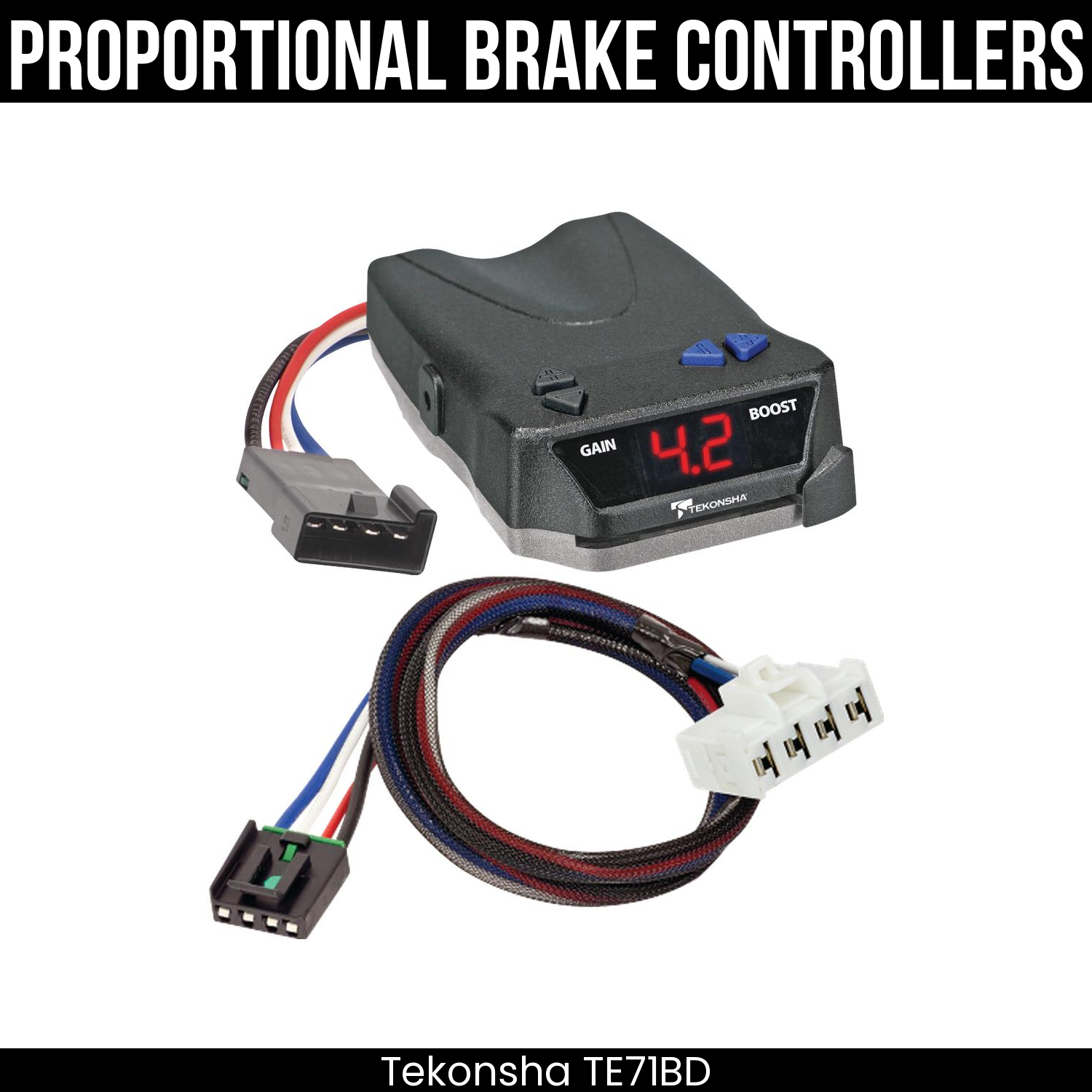Tekonsha Brake EVN Control , Plug Adapter