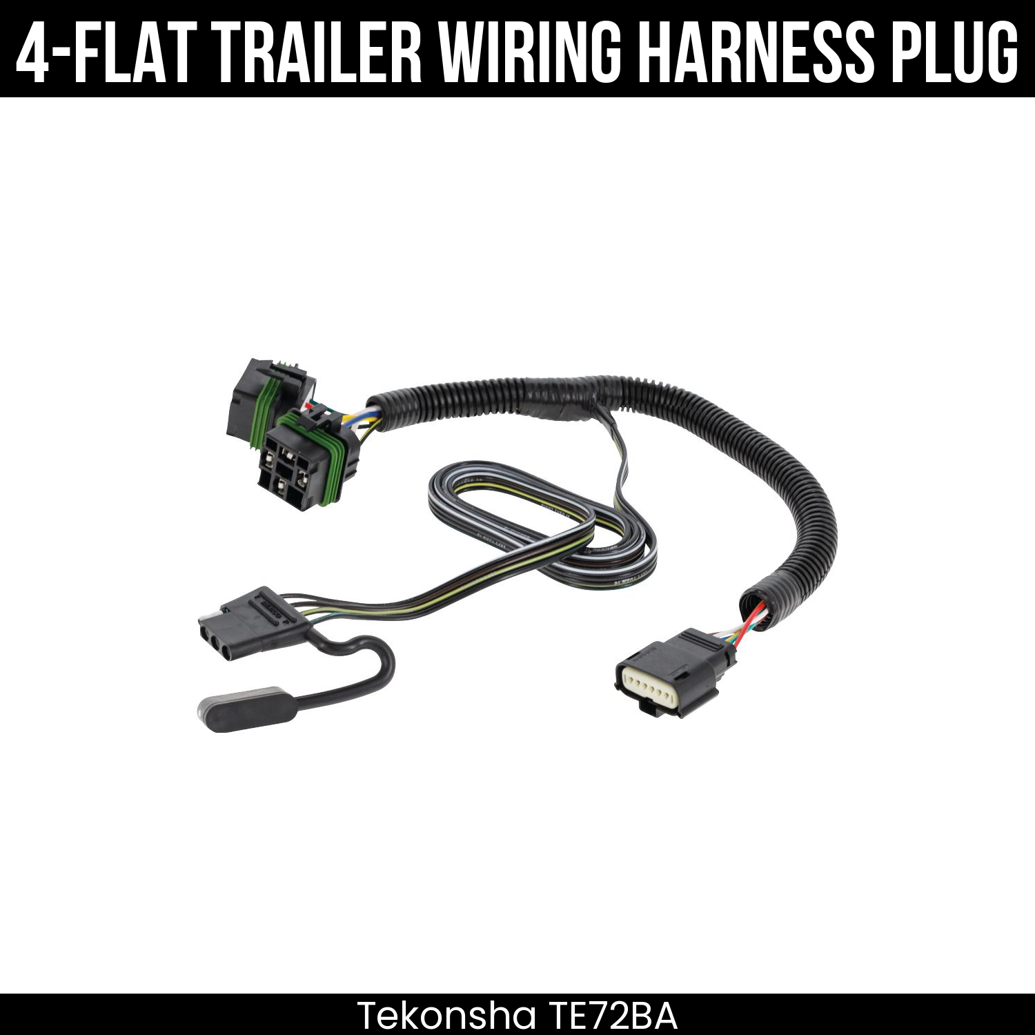 Trailer Wiring 4-Flat Plug Only