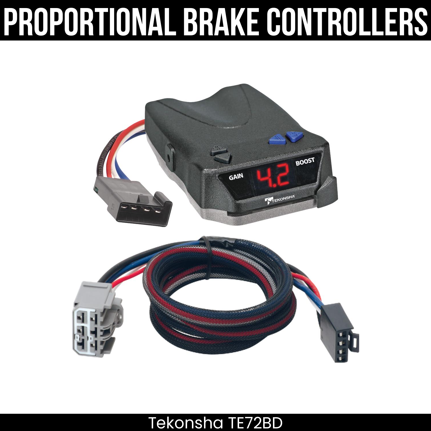 Tekonsha Brake EVN Control , Plug Adapter