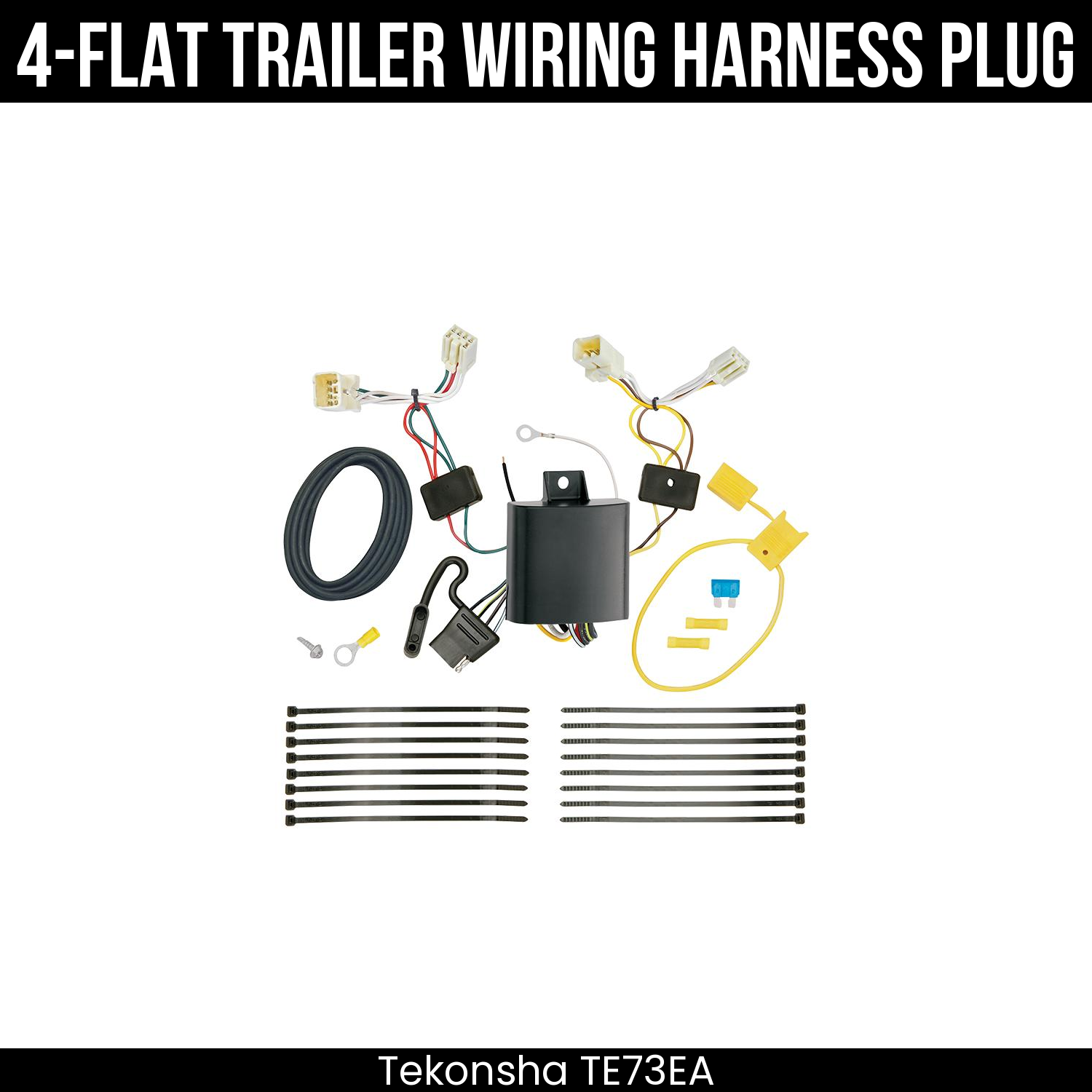 Trailer Wiring 4-Flat Plug Only