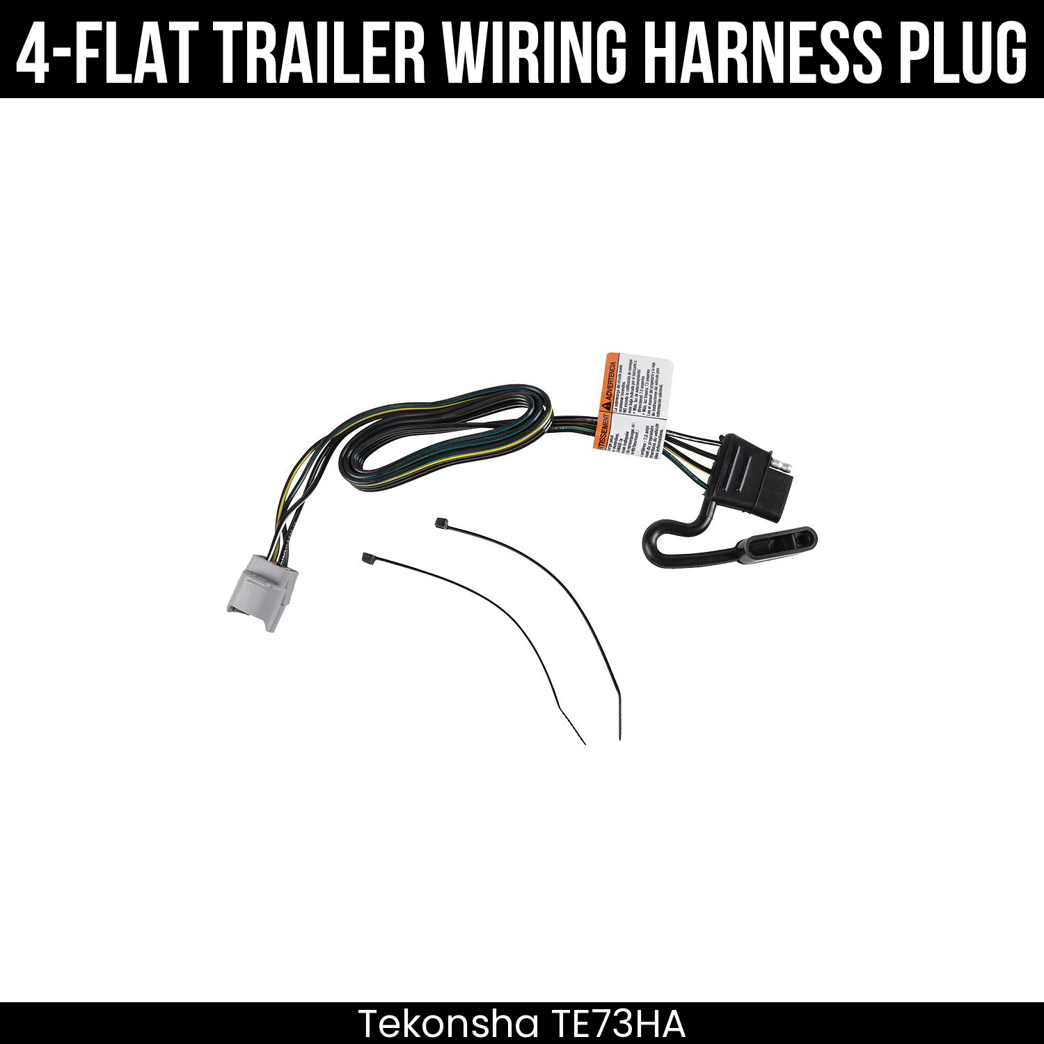 Trailer Wiring 4-Flat Plug Only
