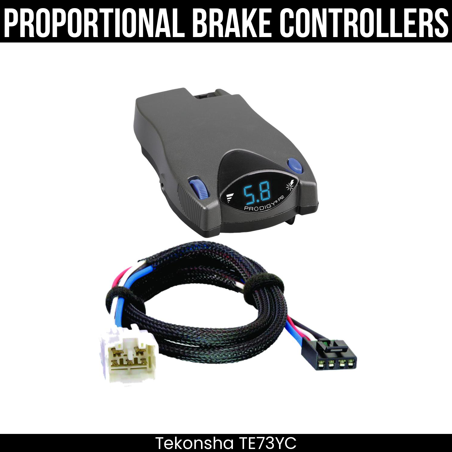 Tekonsha Prodigy P2 Brake Control , Plug Adapter