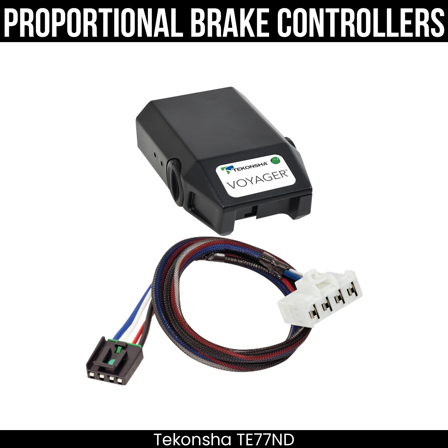 Tekonsha Voyager Brake Control , Plug Adapter
