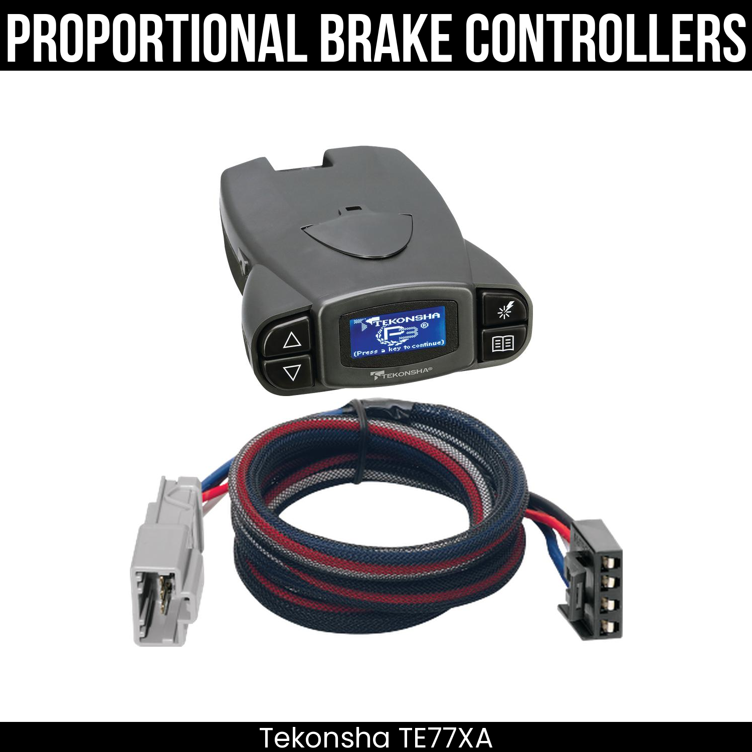 Tekonsha Prodigy P3 Brake Control , Plug Adapter