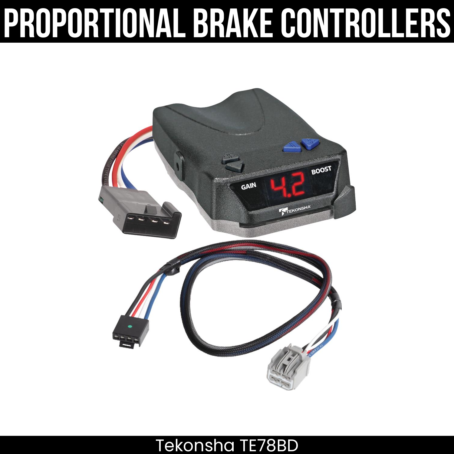 Tekonsha Brake EVN Control , Plug Adapter
