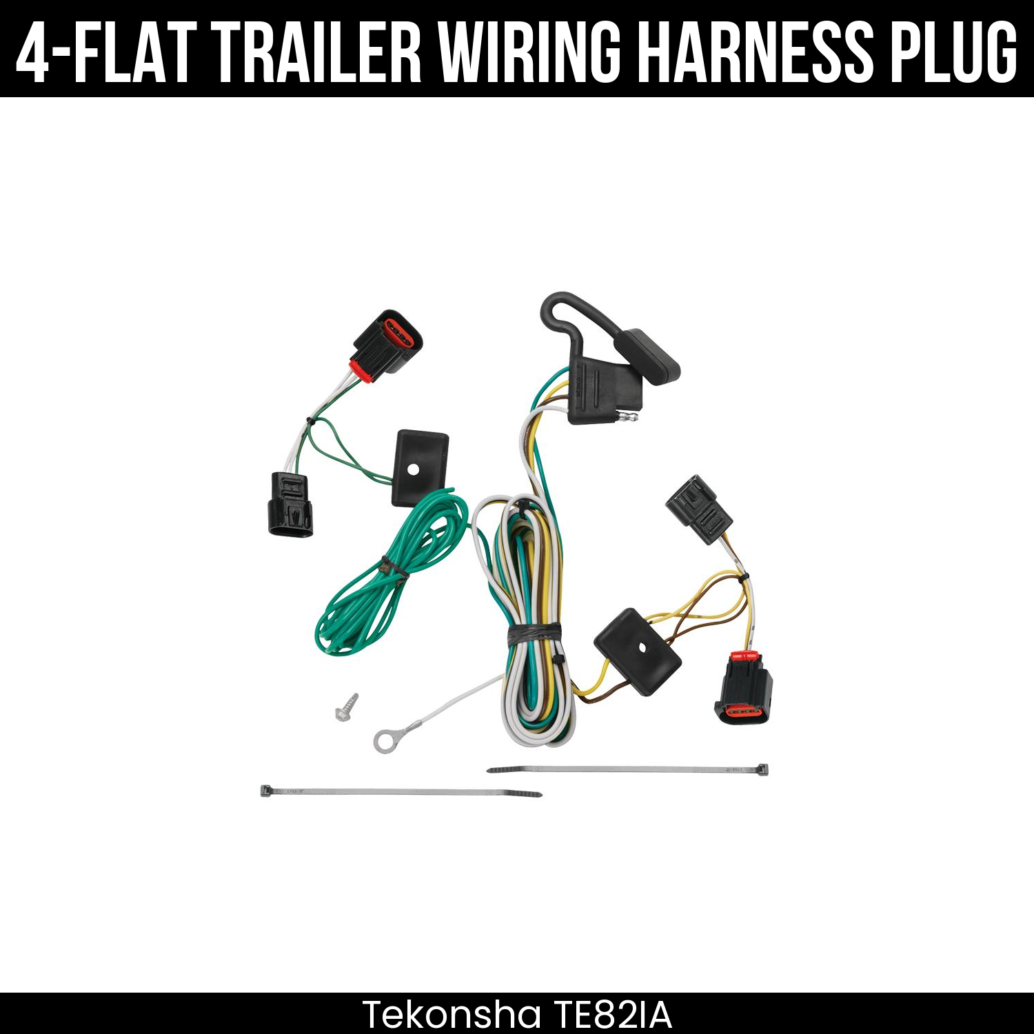 Trailer Wiring 4-Flat Plug Only