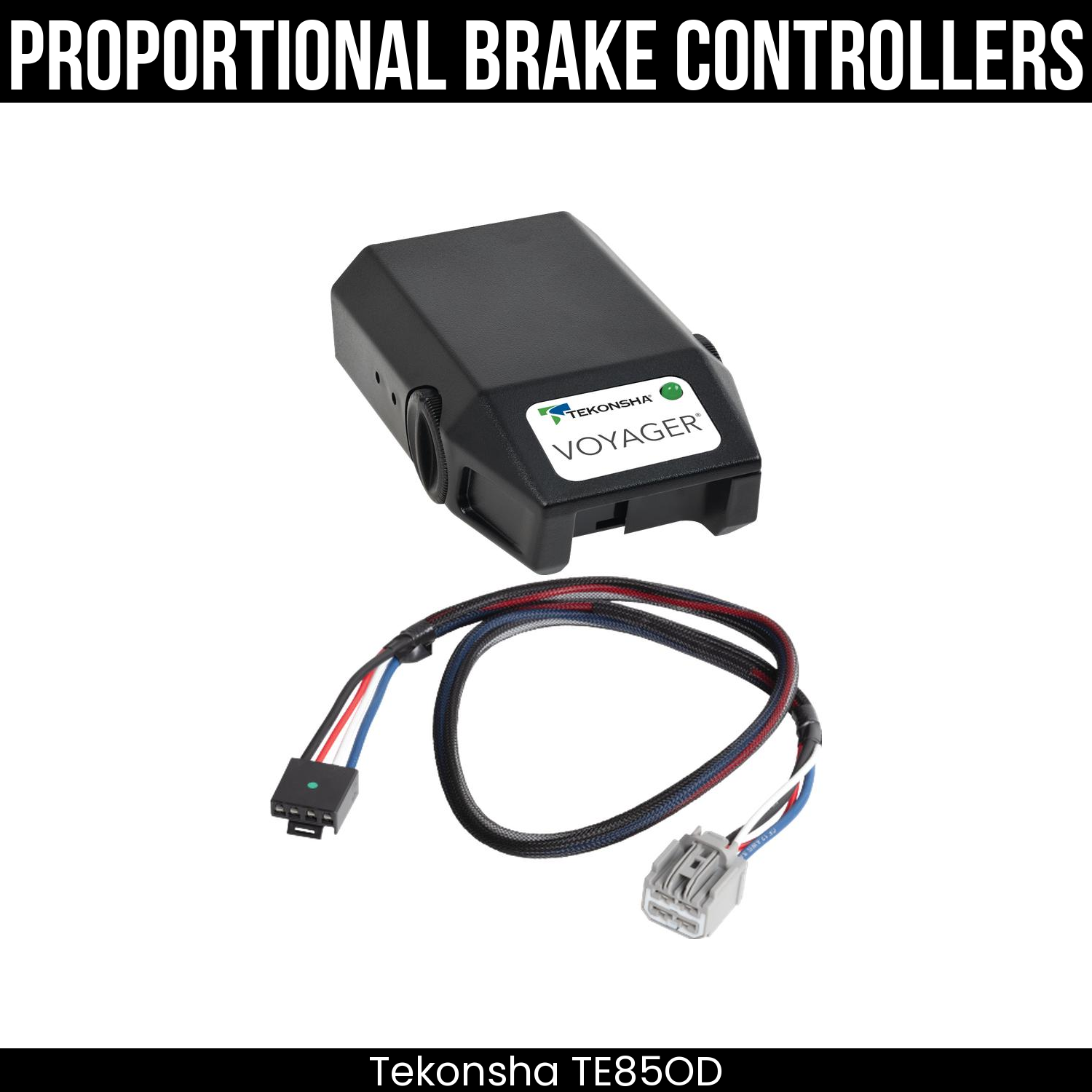 Tekonsha Voyager Brake Control , Plug Adapter
