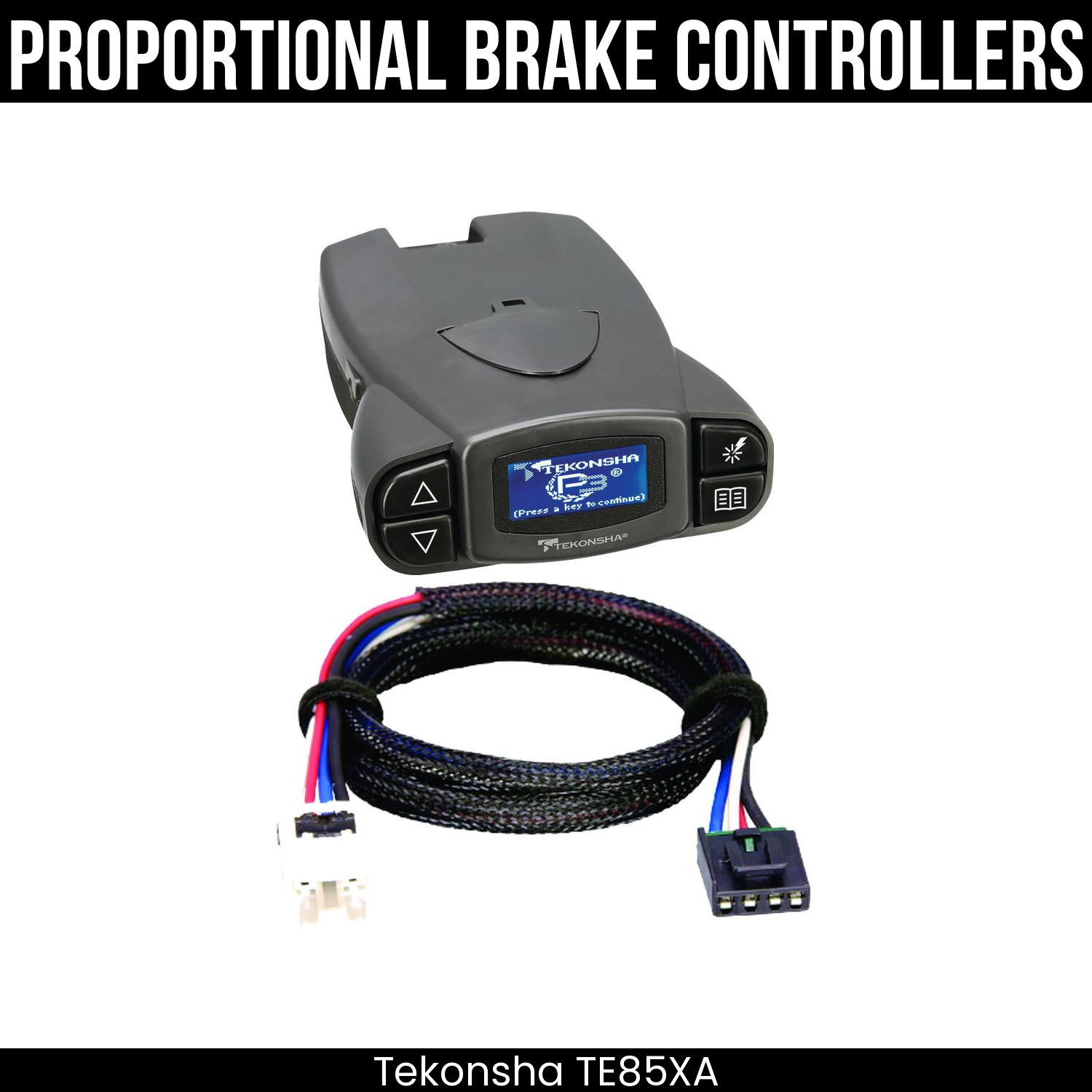 Tekonsha Prodigy P3 Brake Control , Plug Adapter