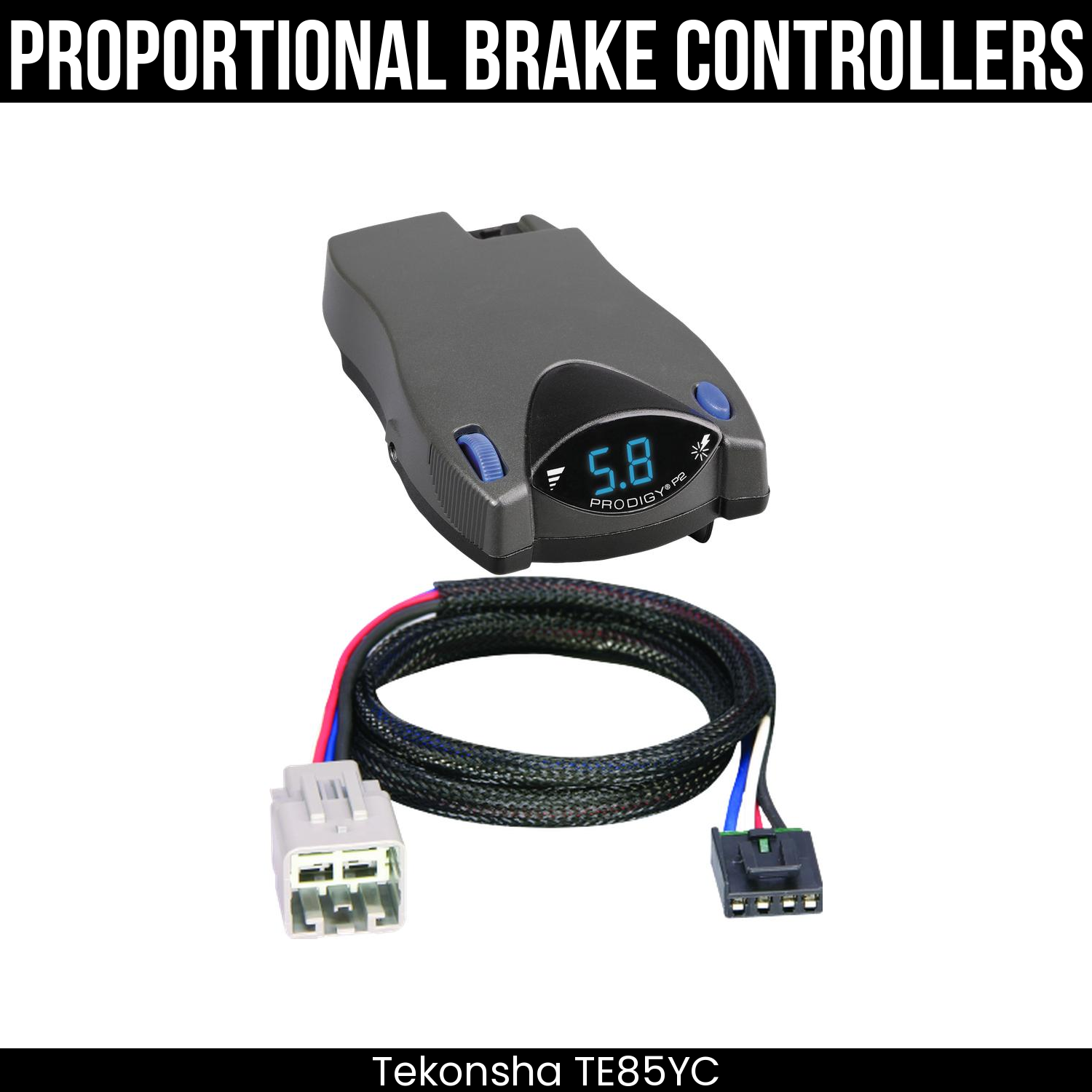 Tekonsha Prodigy P2 Brake Control , Plug Adapter