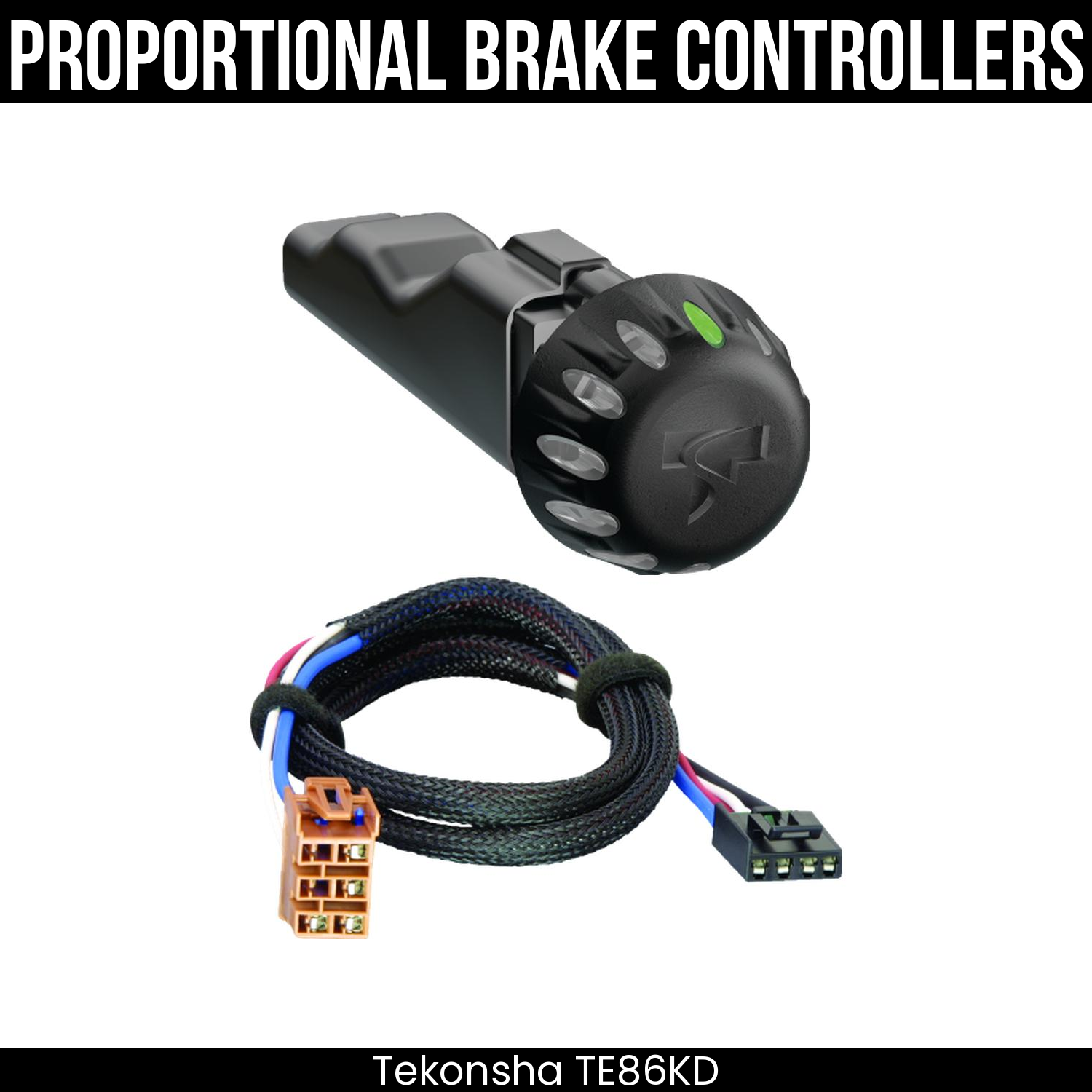 Tekonsha Voyager iD Smart Brake Control , Plug Adapter